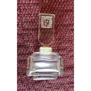 Vintage Lion head french perfume bottle